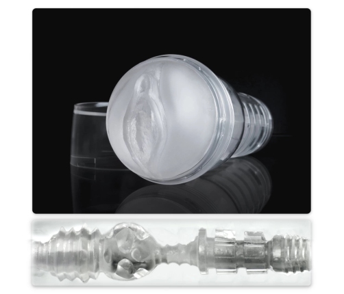 Fleshlight Ice Lady Crystal przezroczysta maszyna intymna 25,5 cm