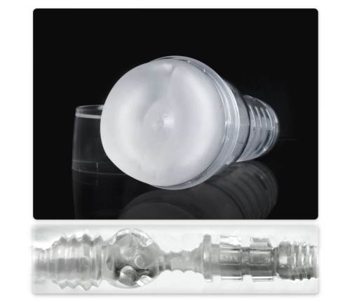 Fleshlight Ice Crystal Butt - przezroczysta maszyna intymna 25,5 cm