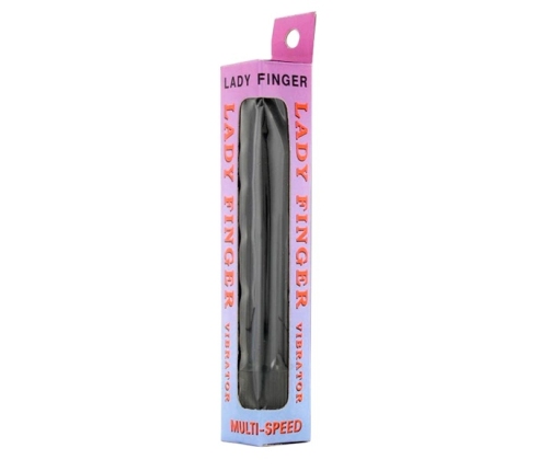 Ladyfinger Vibrator Black