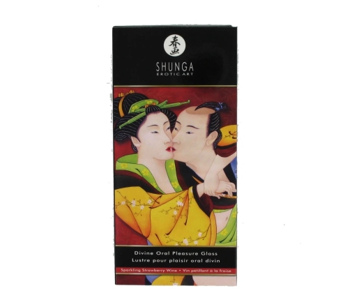 Shunga - Divine Oral Pleasure Gloss Sparkling Strawberry Wine 10 ml
