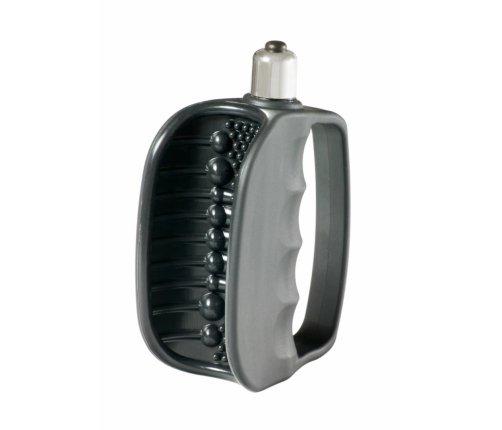 Rocks-Off Hand Solo 7-Speed Silicone Open Sleeve, Black