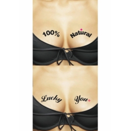 Ta-Ta-Toos 100% Natural Temporary Body Tattoos Duo Set, Waterproof