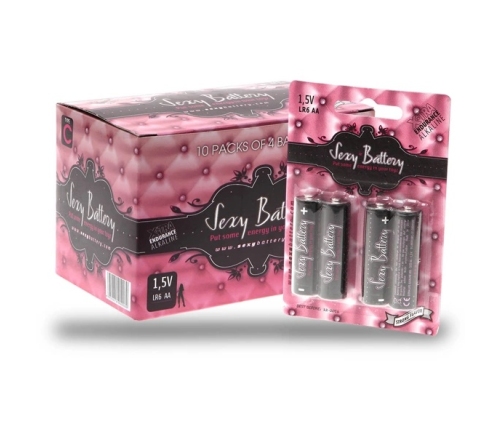 Sexy Battery AA Xtra Endurance Alkaline 1.5V 4-Pack Cylindrical