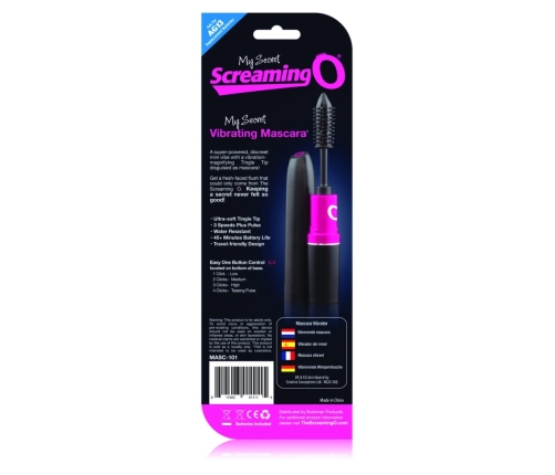 The Screaming O Vibrating Mascara Wand - Discreet 4-Mode Mini Device