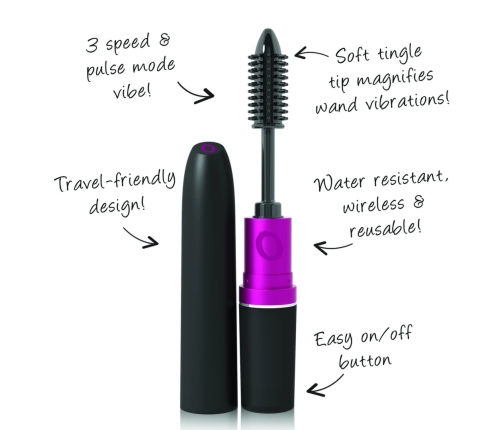 The Screaming O Vibrating Mascara Wand - Discreet 4-Mode Mini Device