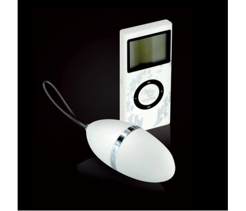 Plaisirs Secrets Vibrating Egg White - Wireless Remote, 10 Modes, Compact