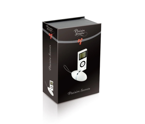 Plaisirs Secrets Vibrating Egg White - Wireless Remote, 10 Modes, Compact