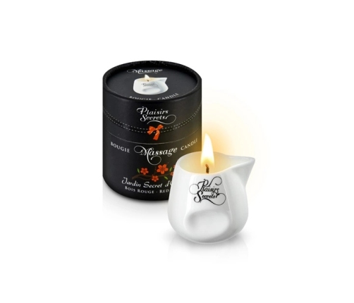Plaisirs Secrets - Massage Candle Bois Rouge