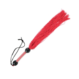 Sportsheets Medium Rubber Whip Red - średni bat gumowy, czerwony 35 cm