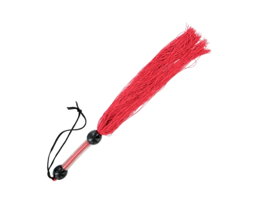 Sportsheets Medium Rubber Whip Red - średni bat gumowy, czerwony 35 cm