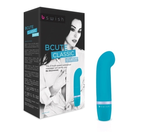 B Swish Bcute Classic Curve Jade - Compact Intimate Massager, Waterproof