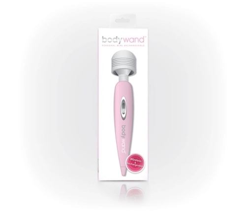Bodywand Rechargeable USB Wand Massager Pink 15.2 cm - Curved Head
