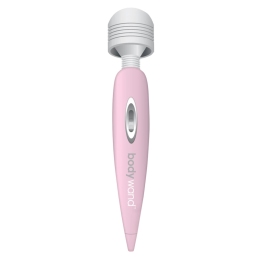 Bodywand Rechargeable USB Wand Massager Pink 15.2 cm - Curved Head