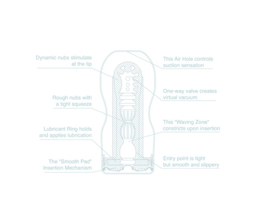 Tenga - Original Vacuum Cup Cool Edition