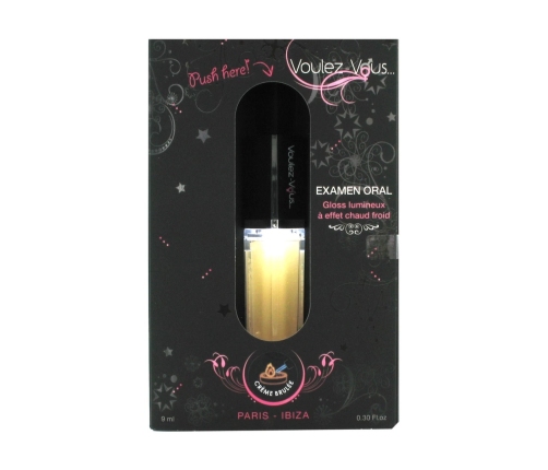 Voulez-Vous... Light Gloss Creme Brulee, Hot-Cold Sensation, 9ml