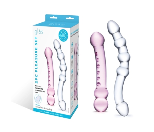 Glas Double Pleasure Set - Dual-Ended Borosilicate Glass Models
