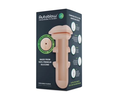Autoblow - A.I. Anus Sleeve White