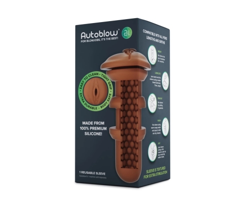 Autoblow - A.I. Vagina Sleeve Brown