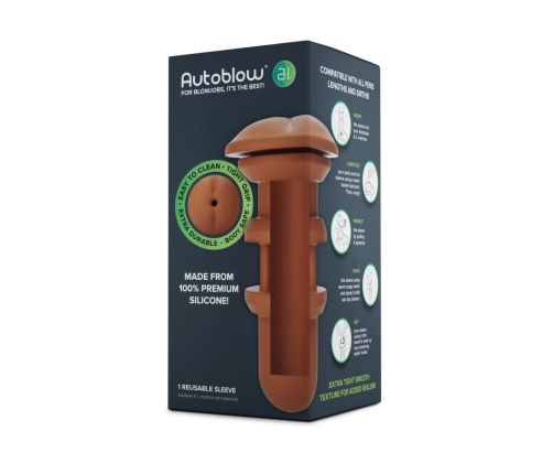 Autoblow - A.I. Anus Sleeve Brown