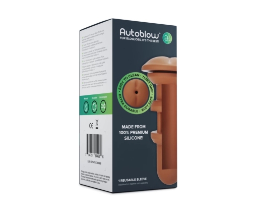 Autoblow - A.I. Anus Sleeve Brown