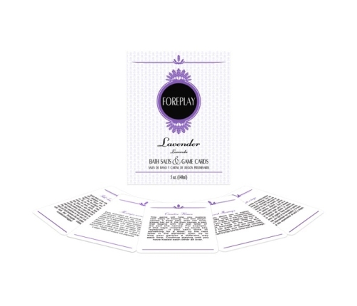 Kheper Games Foreplay Bath Set Vanilla & Lavender 150g Cards Included