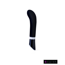 B Swish Bgood Deluxe Curve Black - Anatomically Curved Silicone Massager 19.3 cm