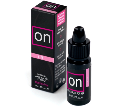 Sensuva ON Arousal Oil Lite 5ml - Gentle Formula for Sensitive Skin