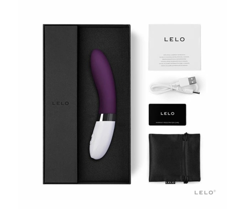 LELO Liv 2 Plum - kompaktowy model, 8 programow, silikon, fioletowy