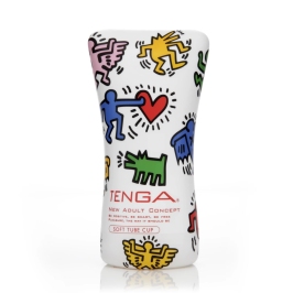 Tenga Keith Haring Soft Tube Cup - Limited Edition Intimate Device Tenga Keith Haring Soft Tube Cup - Limited Edition Intimate Device