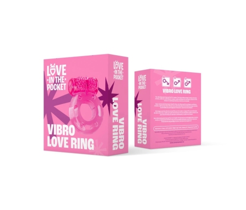 Love in the Pocket Vibro Ring Flexible TPE Intimate System 2-8cm