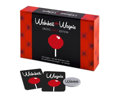 Wahre Liebe Wahrheit oder Wagnis Party Game DE 69 Challenges & Questions