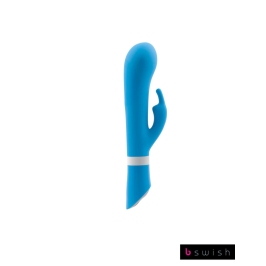B Swish Bwild Deluxe Bunny Blue Lagoon Dual Motor Silicone Massager