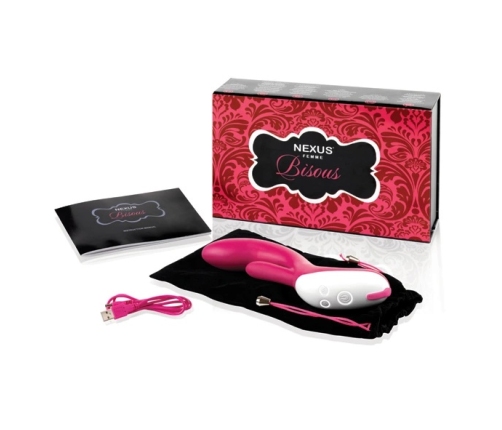 Nexus Femme Bisous Intimate Dual-Action Silicone Massager USB Pink