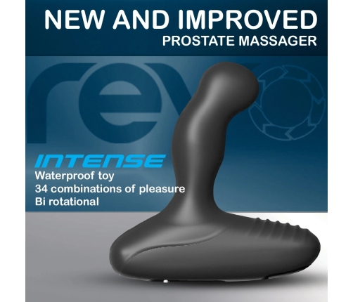 Nexus Revo Intense Black Prostate Stimulator - Rotating Head & Vibration