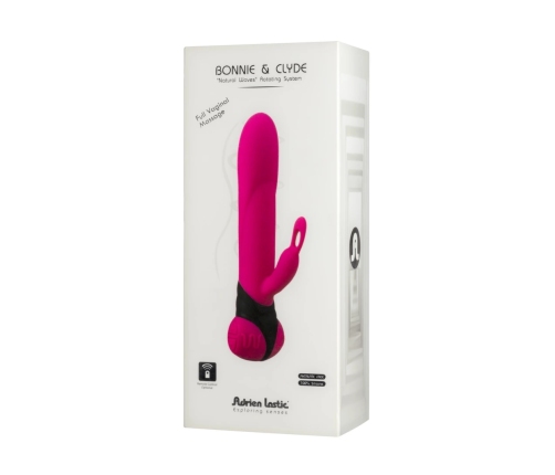 Adrien Lastic Bonnie & Clyde Dual-Action Silicone Vibrator 22.6cm Pink
