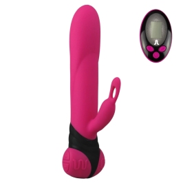 Adrien Lastic Bonnie & Clyde Dual-Action Silicone Vibrator 22.6cm Pink