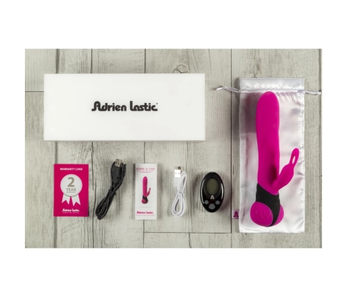Adrien Lastic Bonnie & Clyde Dual-Action Silicone Vibrator 22.6cm Pink