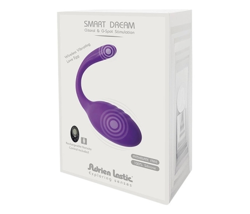 Adrien Lastic Smart Dream Remote-Controlled Silicone Egg 10 Modes Pink