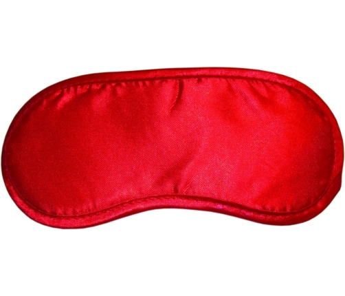 Sportsheets S&M Satin Blindfold Red - Soft Padded Eye Mask