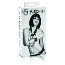 Sportsheets S&M Breathable Ball Gag Adjustable 5cm Black Classic Model