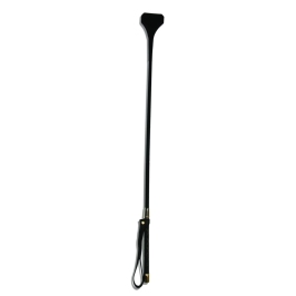 Sportsheets The Seducer Y-Tip Leather Crop 66cm Long Handle Black Sportsheets The Seducer Y-Tip Leather Crop 66cm Long Handle Black