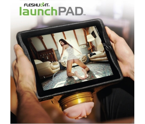 Fleshlight LaunchPAD Tablet Mount for iPad 2/3/4 - Adjustable Grip System