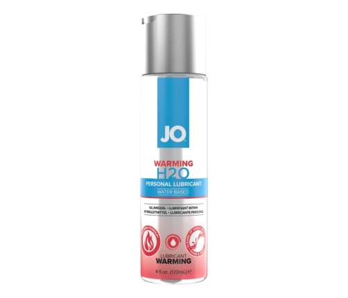 System JO H2O Anal Warming 120 ml - wodny żel rozgrzewający, gęsty