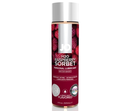 System JO H2O Lubrykant Wodny Raspberry Sorbet 120ml, smak malinowy