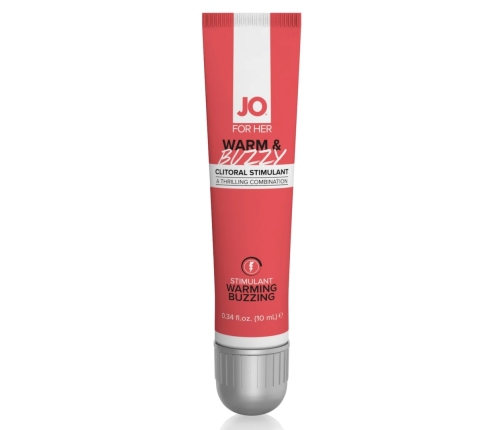 System JO - Clitoral Stimulant Warm & Buzzy 10 ml