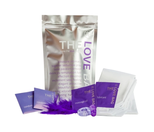 The Love Bag Romantic Essentials Set with Accessories and Massage Oil