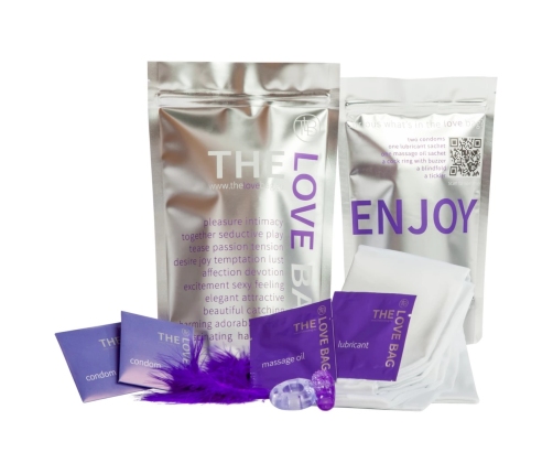 The Love Bag Romantic Essentials Set with Accessories and Massage Oil