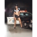 Baci Lingerie Highway Patrol Costume Set One Size - Police Uniform Style