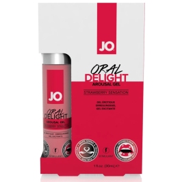JO Oral Delight Strawberry Sensation - żel smakowy chłodzący 30 ml JO Oral Delight Strawberry Sensation - żel smakowy chłodzący 30 ml