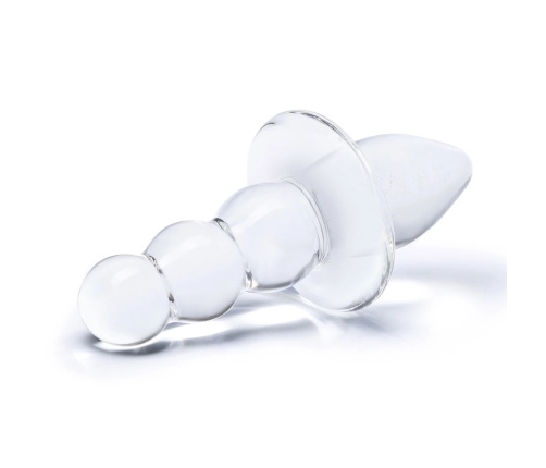 Glas Titus - Glass Intimate Plug, Transparent, 11.5 cm, Hypoallergenic